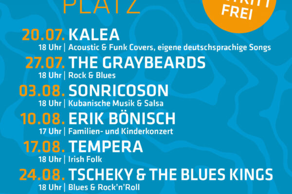 BH Plakat Sommermusik 2025 Plakat Sommermusik am Wasserplatz 2025