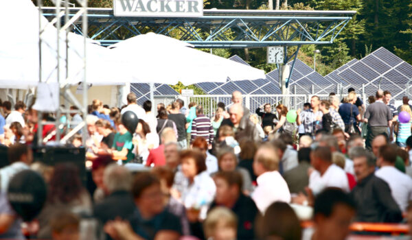 Impressionen vom letzten Tag der offenen Tür aus dem Jahr 2018 (Quelle: Wacker Chemie AG)