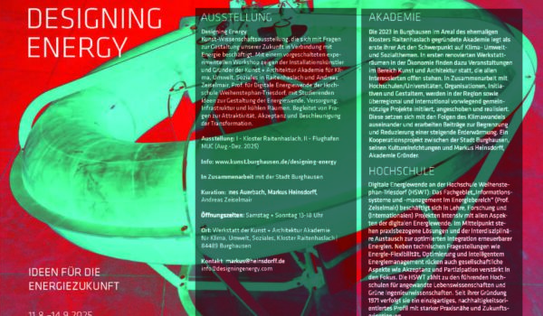 Ausstellung DESIGNING ENERGY ∙ Ideen für die Energiezukunft