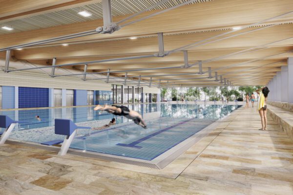 PM 159 Das Schwimmerbecken nach der Sanierung Illustration Hitzler Ingenieure PM 159 Das Schwimmerbecken nach der Sanierung Illustration Hitzler Ingenieure