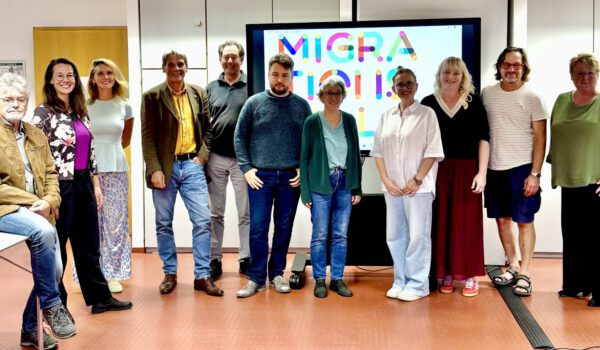 Vertreterinnen des Bündnisses für Demokratie Burghausen beim Vorgespräch zum ersten Migrationsdialog. Fotocredit: Bündnis für Demokratie Burghausen