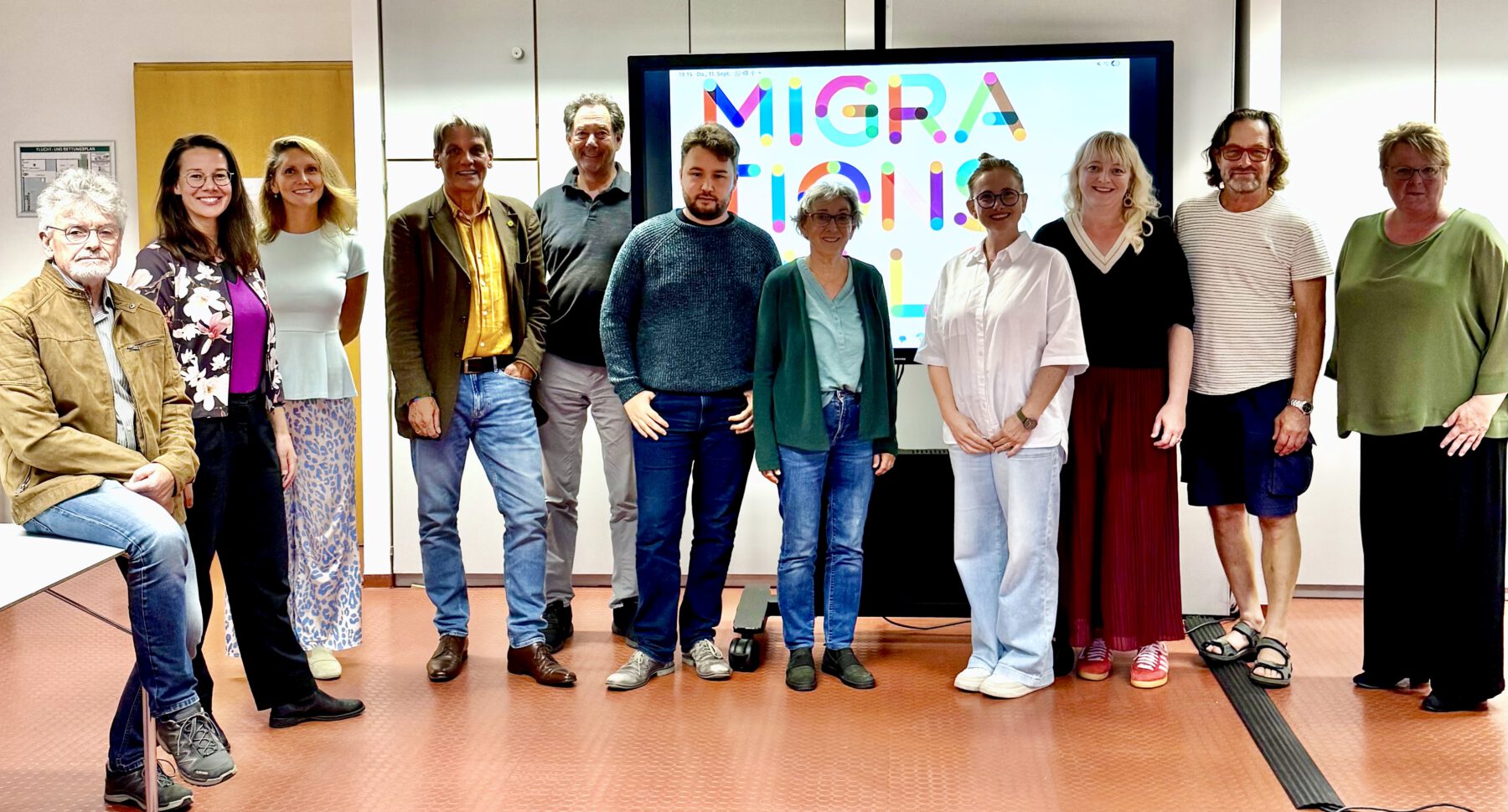 Vertreterinnen des Bündnisses für Demokratie Burghausen beim Vorgespräch zum ersten Migrationsdialog. Fotocredit: Bündnis für Demokratie Burghausen