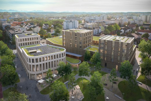 So soll das Salzachzentrum ungefähr aussehen