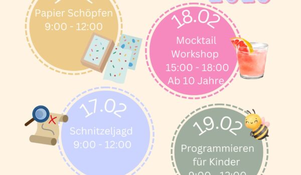 Anmeldung und weitere Informationen sind online unter: www.unser-ferienprogramm.de/burghausen/