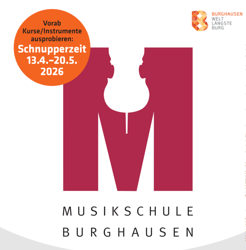 Vom 13 4  20 5  bietet die Musikschule Burghausen Schnupperunterricht für sämtliche angebotene Instrumente an 