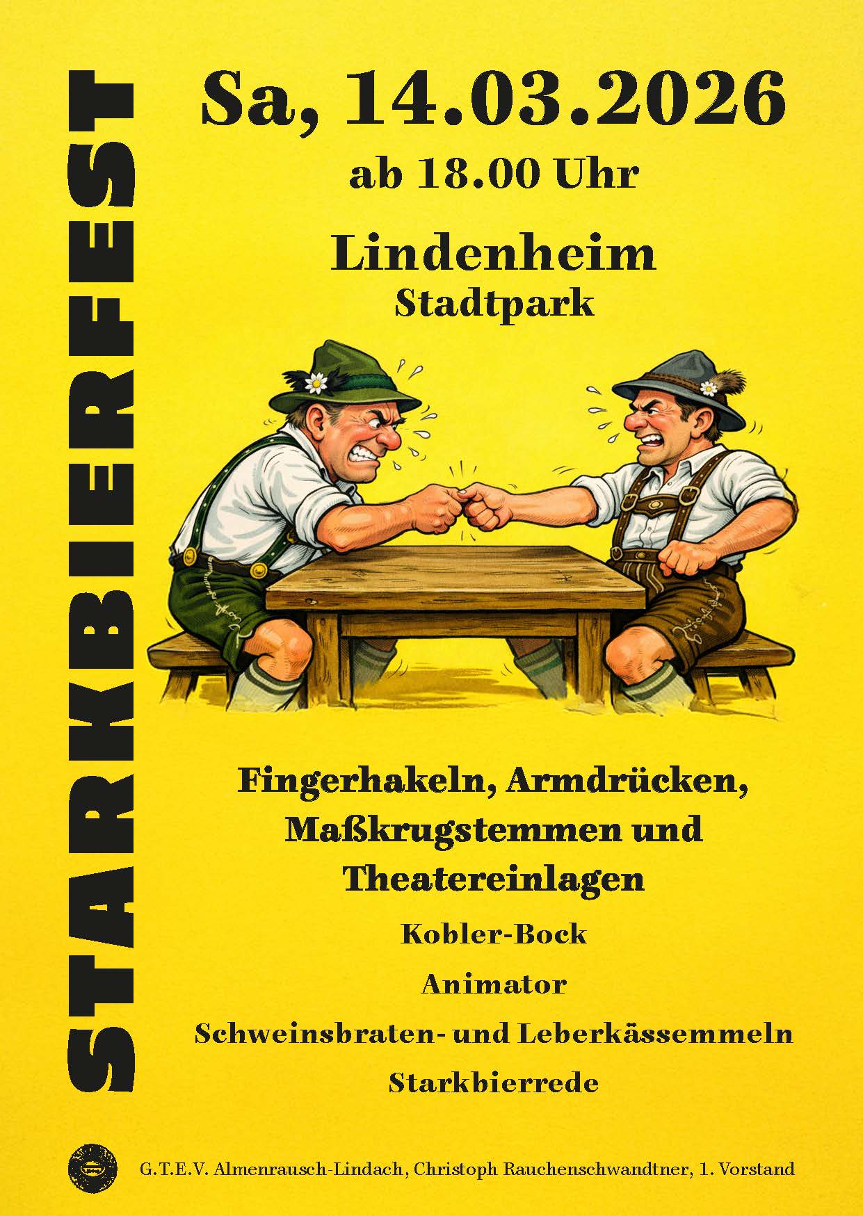 20261168 Starkbierfest Plakat Flyer