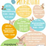 Begrenzte Plätze   schnell anmelden zum Osterferienprogramm!