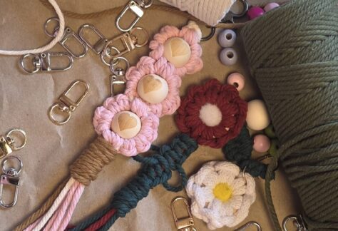 Makramee Schlüsselanhänger Workshop für Kinder (8–13 Jahre) 30 3