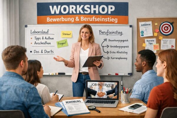 Workshop zu Bewerbung und Berufseinstieg Workshop zu Bewerbung und Berufseinstieg