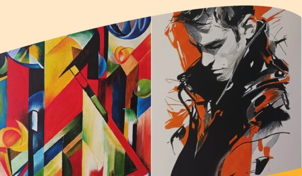 Aushang_Bauer Roman Bauers Ausstellung "MAN(N) SIEHT ROT": ab 15.04. im Haus der Familie.