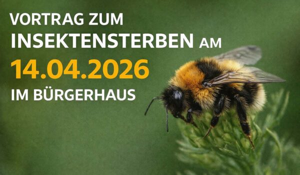 Inseketenexperte Walter Sage, Vorstandsmitglied der Zoologischen Gesellschaft Braunau, hält den informativen Vortrag.