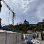 Die Generalsanierung der Hans Stethaimer Grundschule in der Burghauser Altstadt schreitet planmäßig voran  Foto Königseder