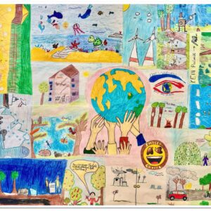 Titelbild Plakat   Eine Welt Kita   Ausstellung in der Haus der Familie