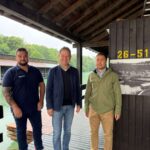 Dreimal Grund zum Feiern am Wöhrsee in diesem Jahr: Darauf freuen sich die Bäderleitung mit Stefan Sajdak (r ) und Florian Mo