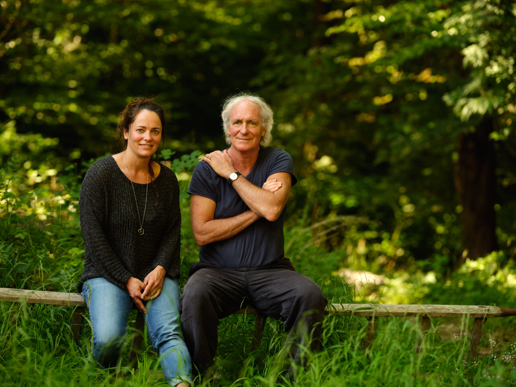 Ana und August Zirner lesen auf der Burg