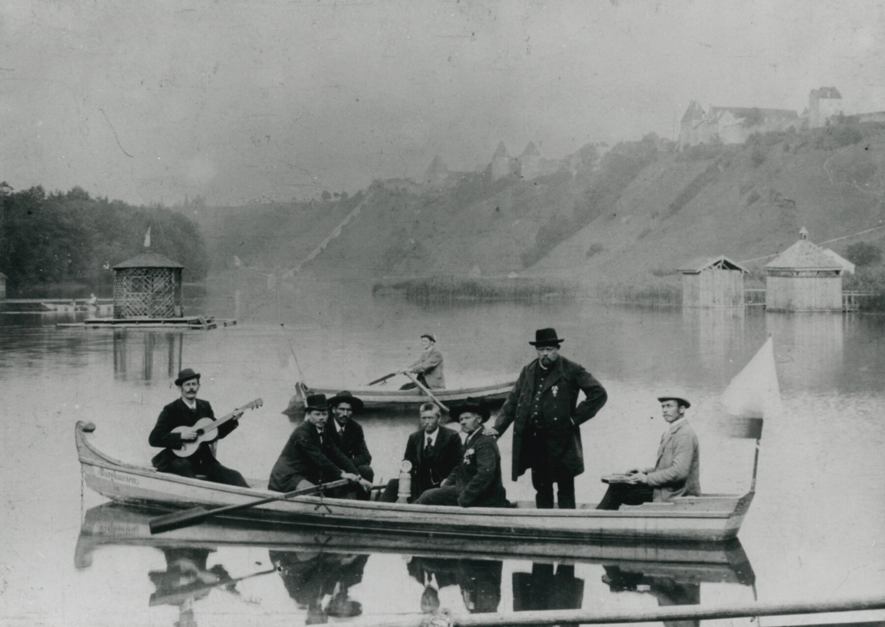 Kahnfahrten am Wöhrsee, Anfang 20 Jh , Foto: Haus der Fotografie