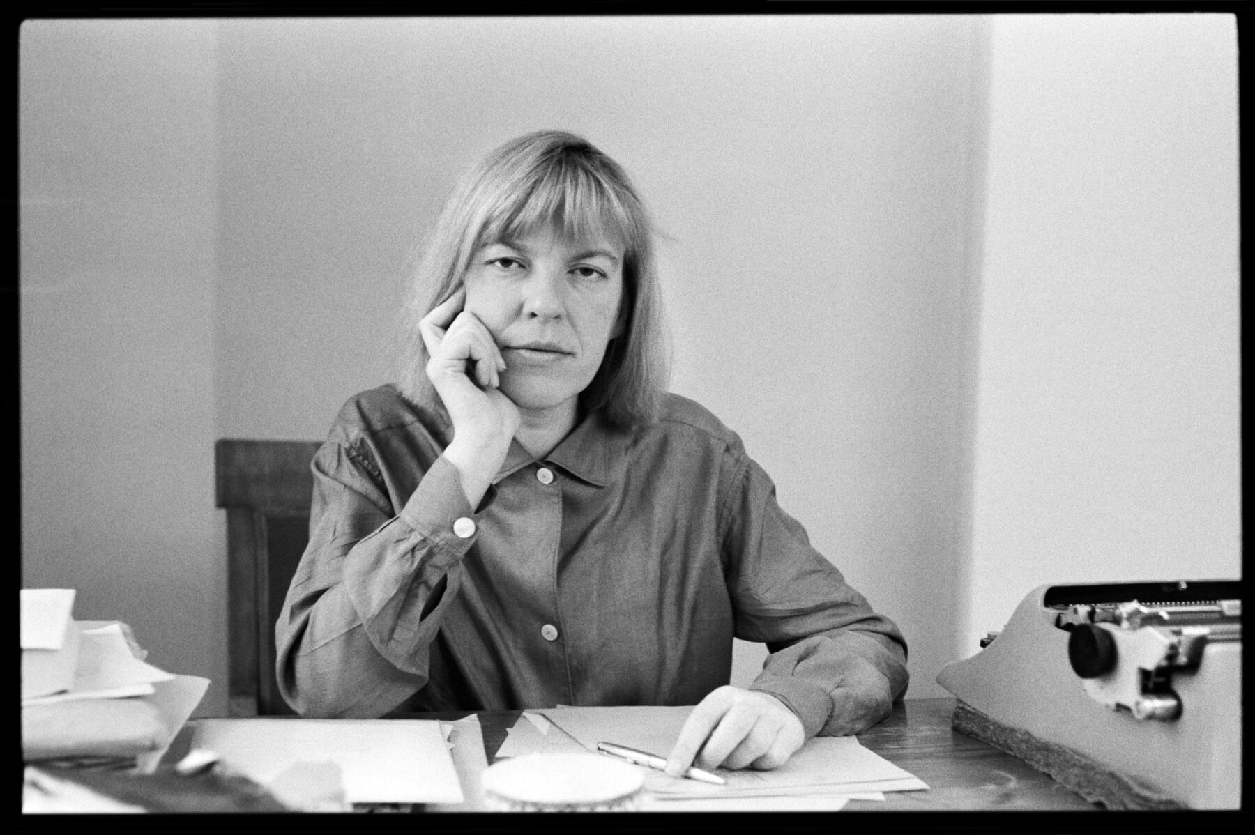 GERMANY  Munich  AUSTRIAN poet Ingeborg Bachmann  Winter 1958  Bachmann left Rome to work for the TV Station Bayrischer Rundf