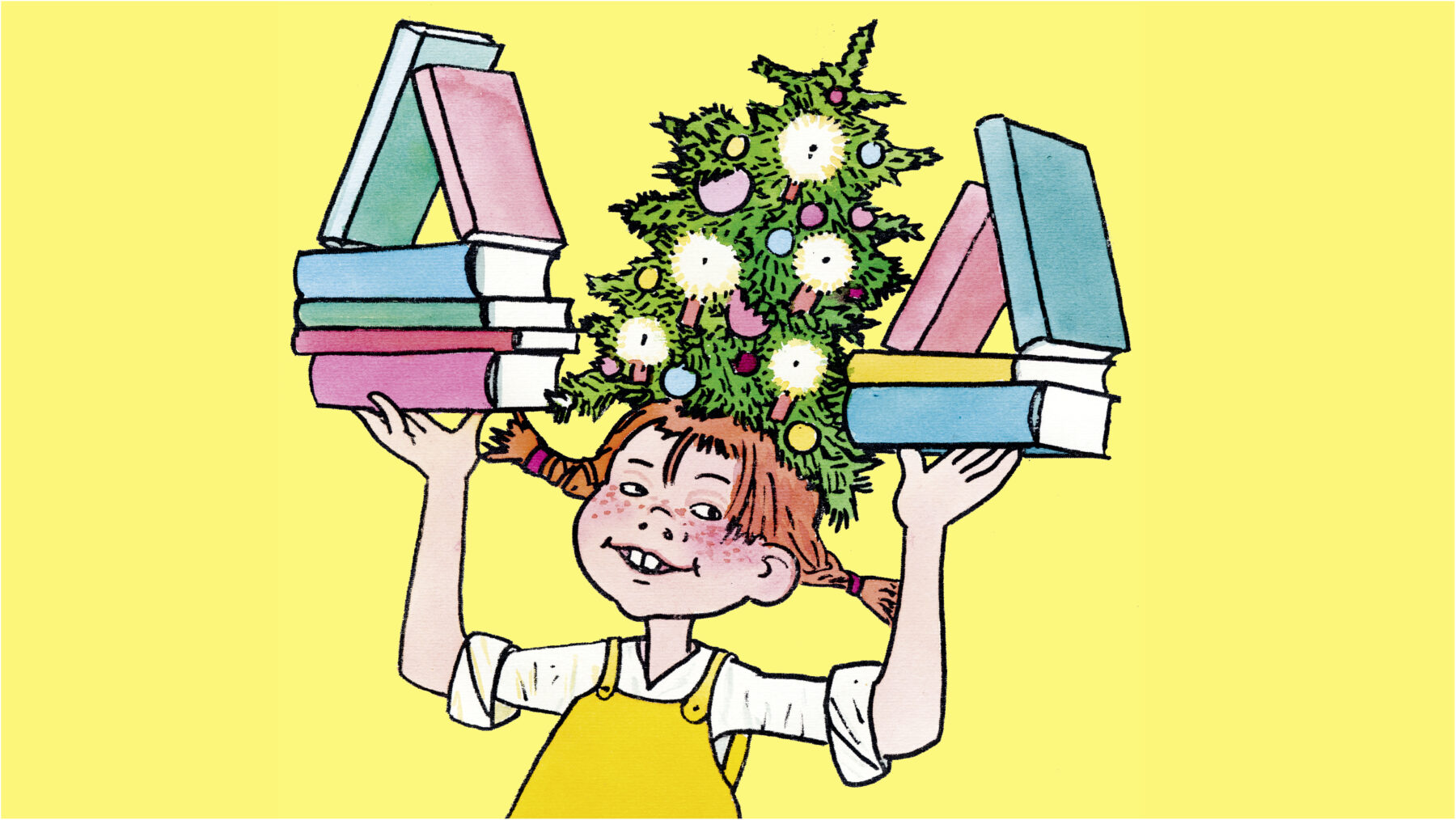 Weihnachten mit Astrid Lindgren Pippi X Mas 1366x788 px