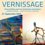 Die Vernissage im Haus der Familie sind immer ein offener Ort für Kunstfreunde und alle, die einen schönen Abend verbringen wollen  Silvana Delfino und Franz Schickhuber freuen sich auf viele Besucher der Vernissage  © Delfino/Schickhuber